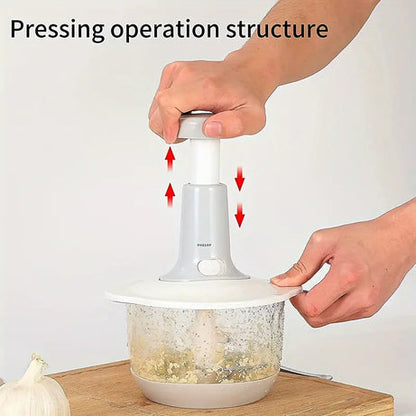 Manual Hand Push Multifunctional Chopper