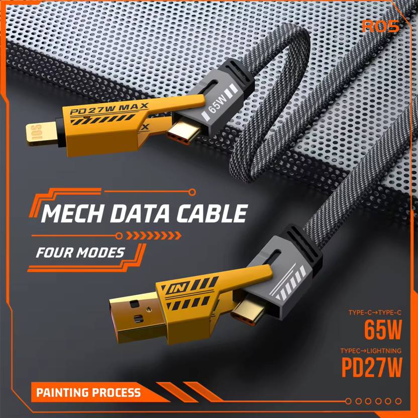 4-in-1 Multi USB Charging Cable – For IPhone and Type C| Fast Charging Cable